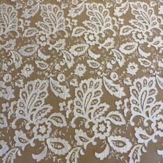 Laser cut Lace - All over design with border