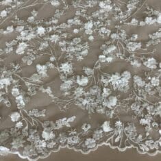 Embroidered 3D Sequinned Lace