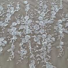 Sequinned Embroidered Tulle